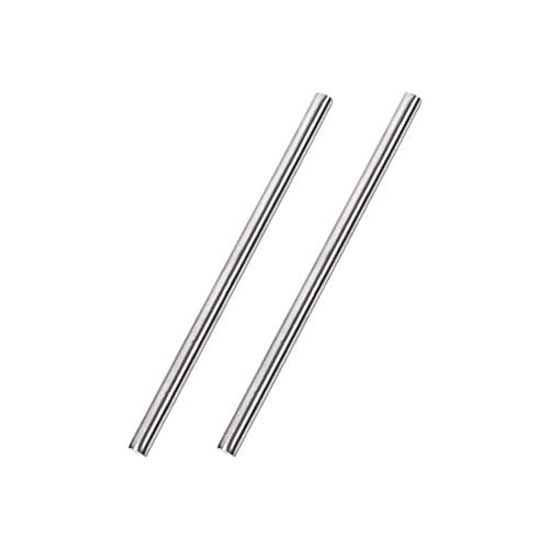 uxcell 6mm x 150mm 304 Stainless Steel Solid Round Rod for DIY Craft - 2pcs - size: 6 mm x 150 mm