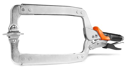 WEN 8-Inch Face Clamp for Woodworking and Pocket Hole Joinery (CL862F) - size: 8-Inch