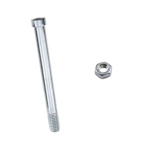 Thread Hand Crank Wheel with Handle Grip - Heavy Duty Rotary Handles for Lathe, Trailer Jack, Workshop Tools - Includes Mounting Nuts 2-Pack