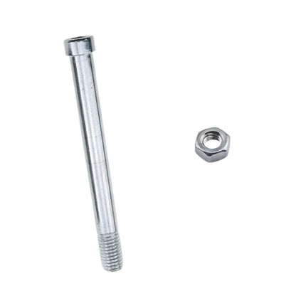 Thread Hand Crank Wheel with Handle Grip - Heavy Duty Rotary Handles for Lathe, Trailer Jack, Workshop Tools - Includes Mounting Nuts 2-Pack