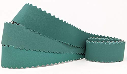 2X72 Knife Maker's Scalloped Edge Sanding Belts Extra Flexible Finishing Belts fit 2X72 Belt Sander Great for odd Shapes and Knife Handle Contours (400 Grit 3 Pk.)