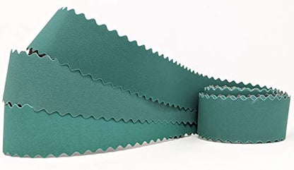 2X72 Knife Maker's Scalloped Edge Sanding Belts Extra Flexible Finishing Belts fit 2X72 Belt Sander Great for odd Shapes and Knife Handle Contours (400 Grit 3 Pk.)