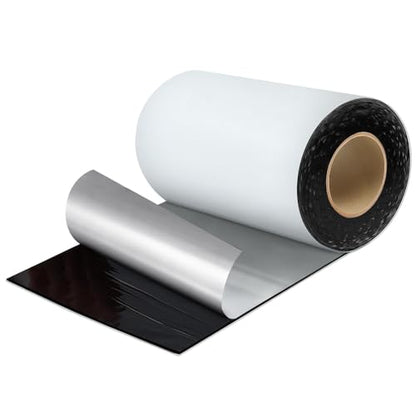 BXI Fluorocarbon Film Asphalt Waterproof Tape, 12 Inches X 32 Feet, Weatherproof Sealing Membrane, Self-Adhesive SBS Modified Bitumen Flashing Sealant Patch, Seam Leak for Roof Window Driveway Repair - size: 12" x 32'