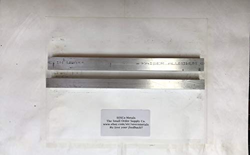 2 Pieces 3/4" X 1" Aluminum 6061 Flat BAR 12" Long +.07"/-0 Solid New Mill Stock. This is Extruded bar not Sanded or Polished and May Have Scratches from handling.