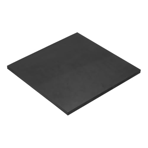 MECCANIXITY Solid Rubber Sheet 3/8" Thick x 12" Wide x 12" Long, Anti-Slip Neoprene Rubber Roofing Material for Gaskets DIY Material, Pads, Seal, Bumpers - size: 3/8" x 12" x 12"