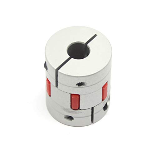 2PCS 8mm to 12mm Aluminium Plum Flexible Shaft Coupling D25 L30 8x12mm Connector Flexible Coupler for 3D Printer CNC Machine and Servo Stepped Motor（8x12mm） - style: 8-12mm