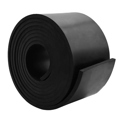 DEVNOL Neoprene Rubber Strip 1/4 (.250)" Thick X 4" Wide X 10'Long Grade 65A for Gasket, Surface Protection, Sealing - size: 1/4" x 4" x 10'
