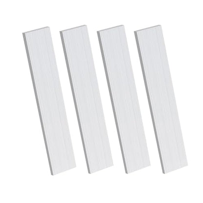 4PCS 6061 Aluminum Flat Bar 3/16" x 1" x 12"(T x W x L) - size: 3/16" x 1" x 12"