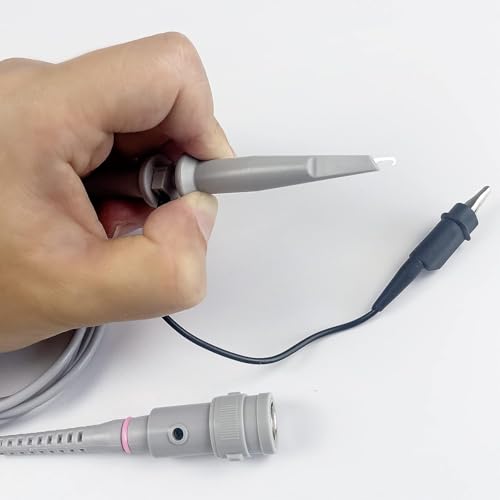 OWON Lab Oscilloscope High Voltage Probe Kit, 200MHz Oscilloscope Clip Probe Work with Digital Oscilloscope and Analog Oscilloscope - style: 3200