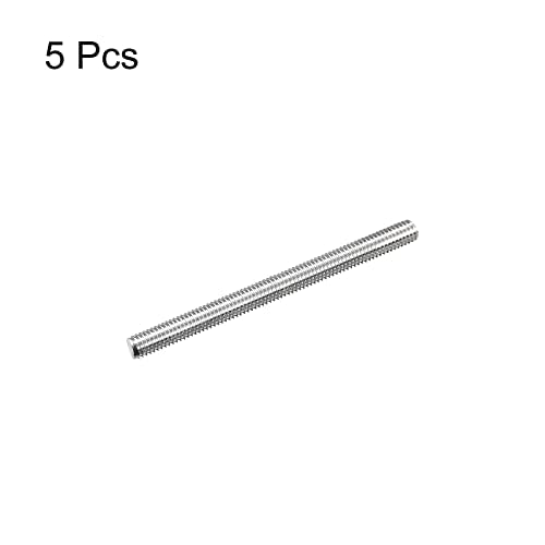 MECCANIXITY Fully Threaded Rod M5 x 60mm 0.8mm Thread Pitch 304 Stainless Steel Right Hand Threaded Rods Bar Studs 5 Pack - size: M5 x 60mm