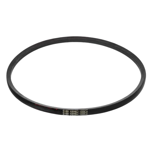 uxcell C50 Drive V-Belt 50 Inch (1270mm) Inner Circumference x 22mm Width x 14mm Height, Rubber V Belt for Power Transmission - size: C50