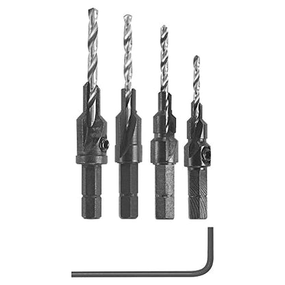 Bosch SP515 5-Piece Hex Shank Countersink Drill Bit Set #6#8#10#12