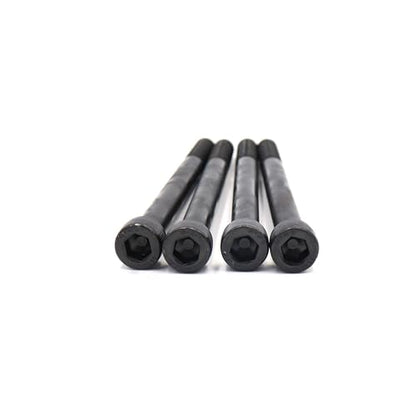 4pcs M10 x 130mm Black Socket Cap Bolts Screws 12.9 Grade Alloy Steel - size: 6pcs M10 x 130mm