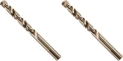 BOSCH CO2159B 1-Piece 1/2 in. x 6 in. Cobalt M42 Metal Drill Bit with Three-Flat Shank for Drilling Applications in Stainless Steel, Cast Iron, Titanium, Light-Gauge Metal, Aluminum (Pack of 2) - size: 1/2 x 6 in. (Pack of 2)