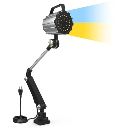 New Led Wood Lathe Light, 20W Machine Lamp 110-220v (18w double color) - size: 18w double color