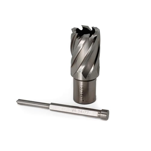 OSCARBIDE 15/16" x 1" HSS Annular Cutter 3/4" Weldon Shank Mag Drill Bit