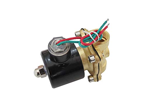 1/2 inch 220V-240V AC VAC Brass Electric Solenoid Valve NPT Gas Water Air NC N/C
