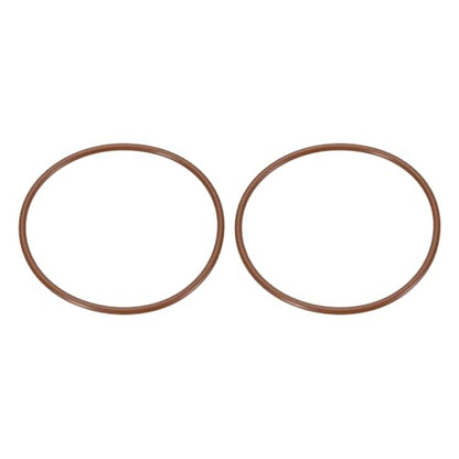 Fluorine Rubber O-Rings 3-5/8" OD, 3-3/8" ID, 1/8" Width 2PCS - size: 3-5/8" OD, 3-3/8" ID, 1/8" Width