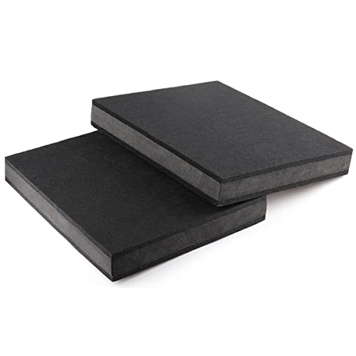 for 5''- 8'' Studio Monitor Speaker Noise Isolation Pads 3-Layer Acoustic Stand Riser Foam Subwoofer Isolation Pad Audio Vibration Platform Stabilizer - size: Medium - for 5-8 inches