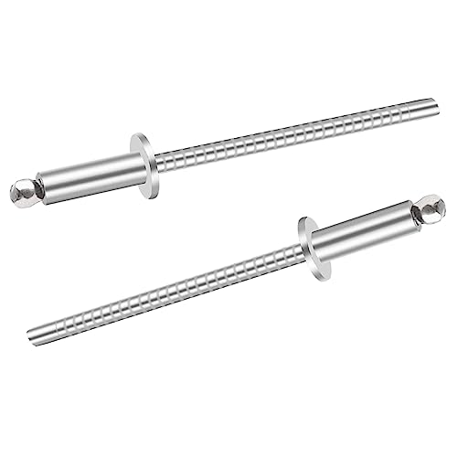 100pcs 1/8 x 1/2 inch 304 Stainless Steel Pop Rivets, 3.2 x 12.7mm Blind Rivets for DIY/Automotive Repairs/Furniture - size: 1/8" x 1/2", style: 304 Stainless Steel