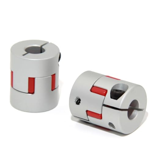 10mm to 10mm Bore Aluminium Plum Flexible Shaft Coupling Servo Stepper Motor Jaw D25xL30 Connector Flexible Shaft Couplers for 3D Printer/CNC Machine/DIY Encoder, 2pcs/Pack(10mmx10mm) - size: 10mmx10mm