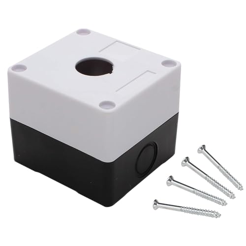 Push Button Switch Emergency Stop Button 10 Pack Stay-Put (Red Mushroom) - Includes Switch Box 22mm - RV Accessories Push Start 1NO/1NC ABS Material - size: 10 Pack, style: 1 Push Buttom
