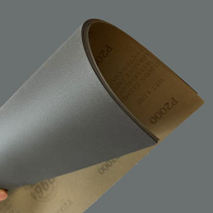 3000 Grit Wet Dry Sandpaper, 15PCS 9x11 Inch Silicon Carbide Sanding Sheets - style: Grit 3000