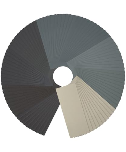 Bates- Sandpaper, 90 pcs, 400 to 3000 Grit Sandpaper Assortment, Sand Paper Assortment Pack, Wet Dry Sanding Paper - size: 90 pcs, style: 9 Grits, 400 to 3000