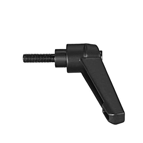 uxcell M5 x 16mm Handle Adjustable Clamping Lever Knobs Black 2pcs - color: Black, size: M5 x 16mm