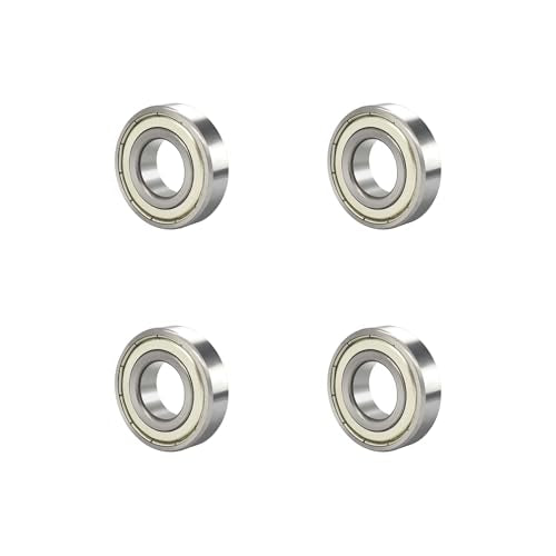 628ZZ 4 PCS Deep Groove Ball Bearing 8×24×8mm Double Metal Shielded Ball Bearing Chrome Steel P0 Z2 Bearing for Industrial Machine,Power Tools and Mechanical Equipment - size: 628ZZ Size 8×24×8mm