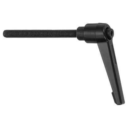 uxcell M6 x 60mm Adjustable Knobs Handle Male Thread Push Button Black - size: M6 x 60mm