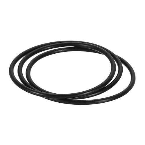 uxcell 10Pcs AS-047 O-Rings, Nitrile Rubber O-Rings 4-1/2" ID, 4-5/8" OD, 1/16" Width Round Sealing Gasket for Automotive Machine Plumbing Sealing Repair (70 Durometer, Black) - size: 4-1/2" ID, 4-5/8" OD, 1/16" Width