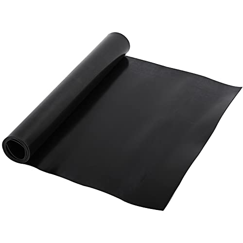 Neoprene Rubber Sheet - 1/16 Inch Thick x 12 Inch Wide x 4 Feet Long Neoprene Rubber Strips Rolls for DIY Gaskets, Pads, Seals, Crafts, Flooring, Cushioning of Anti-Vibration, Anti-Slip - size: W:12In x T: 1/16In x L: 4Ft