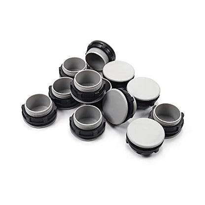 Fielect 12Pcs 30mm Push Button Switch Hole Panel Plug - size: 1.18" / 30mm, style: 12Pcs