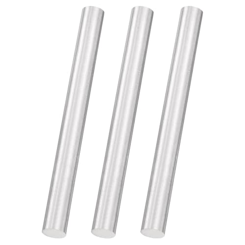 uxcell 3pcs 304 Stainless Steel Round Rods, 3/8" Dia x 4" Length Stainless Steel Metal Solid Shaft Rod Bar for Industry Use Metal Working Hobbies DIY Craft, Silver - size: 3/8" Dia x 4" Length