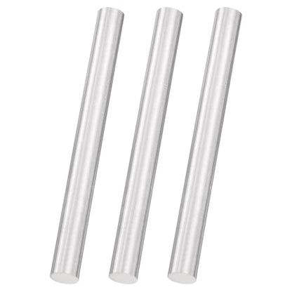uxcell 3pcs 304 Stainless Steel Round Rods, 3/8" Dia x 4" Length Stainless Steel Metal Solid Shaft Rod Bar for Industry Use Metal Working Hobbies DIY Craft, Silver - size: 3/8" Dia x 4" Length