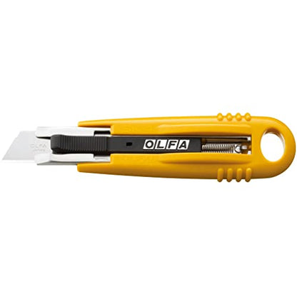OLFA Self-Retracting Safety Knife (SK-4) - Semi-Auto Blade, Non-Slip Handle
