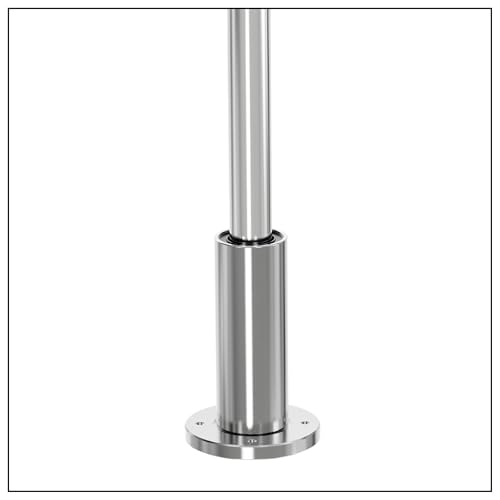 2PCS LMF10LUU Circular Flange Linear Ball Bearings, 10mm Bore Dia, 19mm OD, 55mm Length with Double Side Rubber Seal for CNC,3D Printer - size: LMF10LUU Size 10x19x55mm