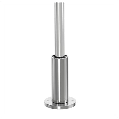 2PCS LMF10LUU Circular Flange Linear Ball Bearings, 10mm Bore Dia, 19mm OD, 55mm Length with Double Side Rubber Seal for CNC,3D Printer - size: LMF10LUU Size 10x19x55mm