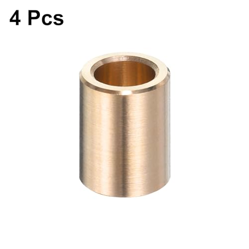uxcell 4pcs Sleeve Bearings 1/4" Bore x 3/8" OD x 1/2" Length Self-Lubricating Brass Bushing - size: 1/4" Bore x 3/8"OD x 1/2 " Length
