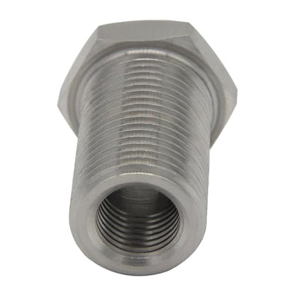 Stainless Steel Bulkhead Fitting 1/8 NPT Female 1-1/2" Length 2Pcs - size: 1/8" NPT Female to 1-1/2" Length