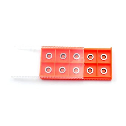 Ci5 8.9mm Round Replacement Carbide Inserts for Woodturning, 10pcs - size: RΦ8.9x1.85-30°