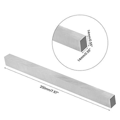 uxcell HSS Lathe Tool Bit 14mm x 14mm x 200mm, Square Lathe Turning Tool Blanks, High Speed Steel Rectangular Fly Cutter Mill Blank - size: 14mm x 14mm x 200mm