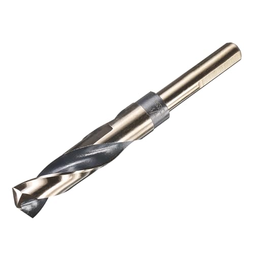 uxcell 3/4" Drill Bit 1/2" Reduced Shank 3-Flat M35 5% Cobalt HSS - size: 3/4" with 1/2" Shank