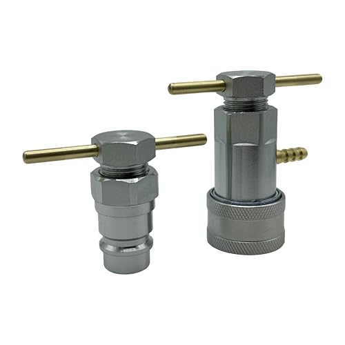 1/2" Hydraulic Quick Coupling Pressure Decompression Relief Release Tool for 1/2" Ag/Pioneer/Poppet Fittings Compatible with Kubota, John Deere, Other Compact Tractors