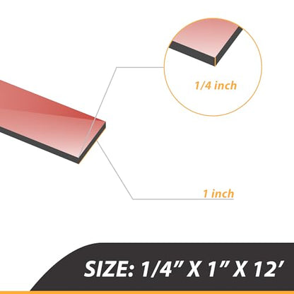 1/4 Inch Thick Neoprene Rubber Strips and Solid Rubber Rolls, Sheet for DIY Gasket, Warehouse, Pads, Seals, Weather Stripping, Flooring (1 Inch Wide, 12 Feet Long) with Adhesive Backing - size: 1/4" x 1" x 12', style: Adhesive Backing
