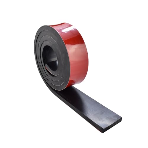 3/8 Inch Thick Neoprene Rubber Strips and Heavy-Duty Solid Rubber Rolls, Sheet for DIY Gasket, Warehouse, Seals, Weather Stripping, Flooring (2 Inch Wide, 5 Feet Long) with Adhesive Backing - size: 3/8" x 2" x 5', style: Adhesive Backing