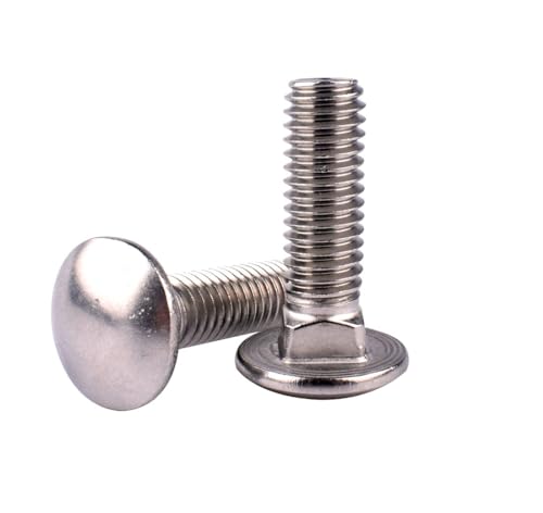 1/4-20 x 3/4" Carriage Bolts Screws, 18-8 Stainless Steel 304, Round Head, Square Neck, UNC Fully Machine Coarse Threaded,20Pcs - size: 1/4-20 x 3/4" (20PCS)