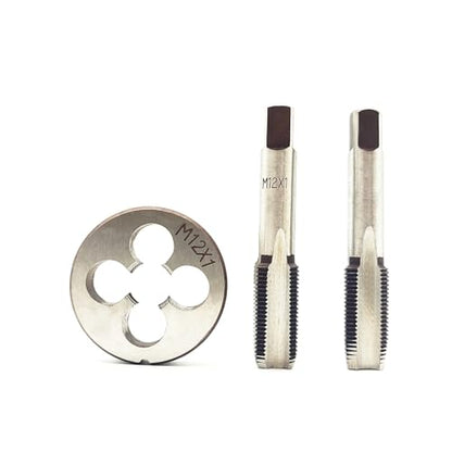 AtticZone M12 x 1.0 Metric Hand Thread Tap and Die Set, Right Hand - size: M12x1.0