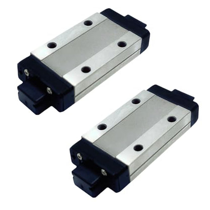 2pcs MGN9H Black Carriage Block Suitable for 9mm Wide MGN9H Linear Guide Rail (Blue) - size: 2pcs MGN9H